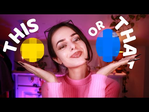 ASMR This or That ✨ Would You Rather Live Here or There?...✨ With Fun Pictures & Emojis ✨