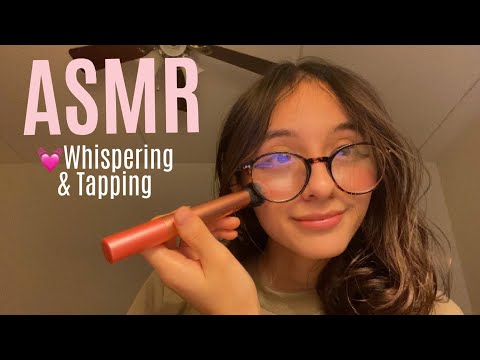 ASMR: Make-up Routine (WHISPERING AND TAPPING)💤💤