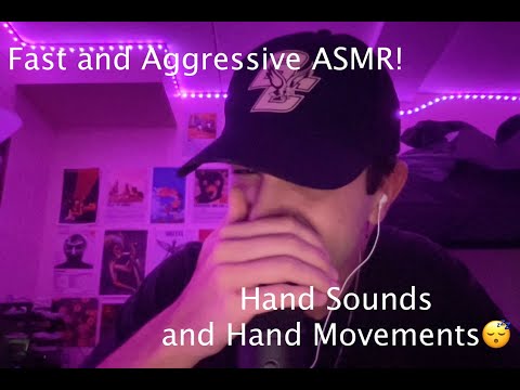 ASMR Fast and Aggressive Ramble with Hand Movements and Unpredictable Triggers (Lofi)  😴