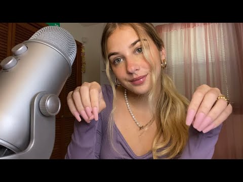 ASMR Fast and Aggressive Tapping and Scratching with LONG NAILS 🥰 Whispering