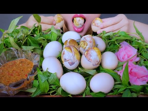 ASMR HỘT GÀ LỘN - CHICKEN BALUTS ( Chicken Embryo) , EATING SOUNDS | LINH-ASMR
