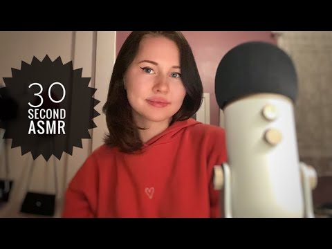 ASMR IN 30 SECONDS~Fast Mouth Sounds With Aggressive Triggers (Bonus video!🤩)