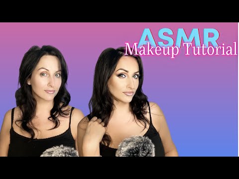 ASMR 💄 #GRWM Make Up with close up tingly whispering 😴