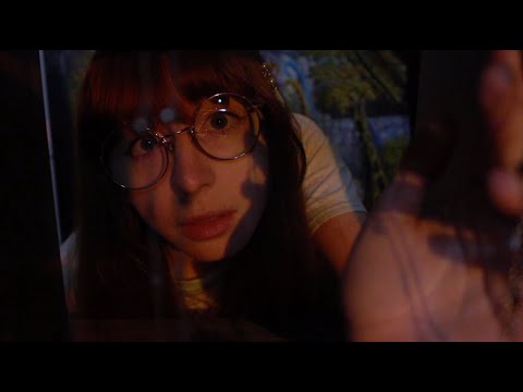 why are you hiding? (you're so cute!)(face touching + petting)(asmr)