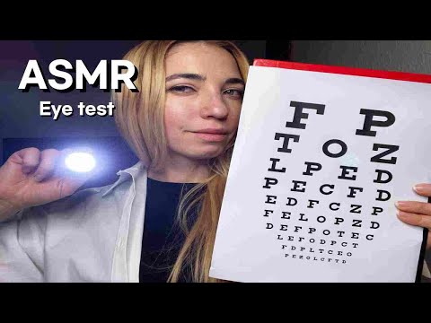 ASMR Eye Exam - Follow My Instructions