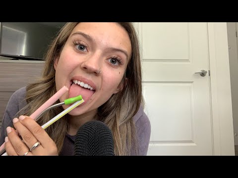 ASMR| ATTEMPTING MOUTH SOUNDS THROUGH A STRAW