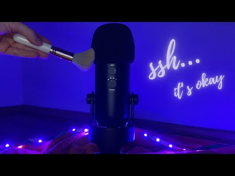 ASMR - Repeating „ssh“ „it‘s okay“ „you are not alone“