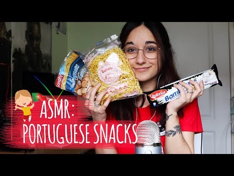 [ASMR] Trying Portuguese Snacks! | #WeeklyASMR: Childhood Memories