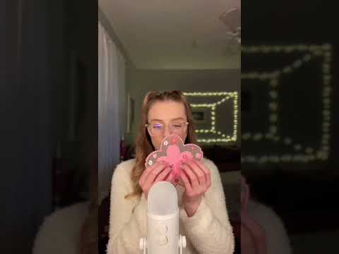 ASMR | Tingly Flower Coaster Tapping + Scratching *brain melting trigger*