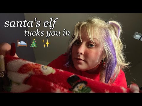 ASMR santa’s top elf puts you to sleep on christmas eve roleplay! 🎁✨🎄