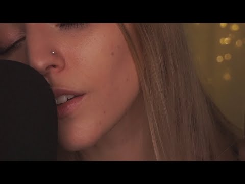ASMR Subtle mouth sounds and visual asmr (personal and up close)