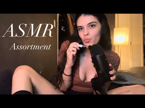 ASMR Trigger Assortment w/ Positive affirmation (Mouth Sounds, Clothes scratching & Mic triggers)