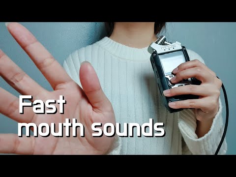 ASMR fast mouth sounds & trigger words