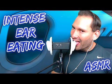 ASMR - Intense Ear Eating On A Private Jet