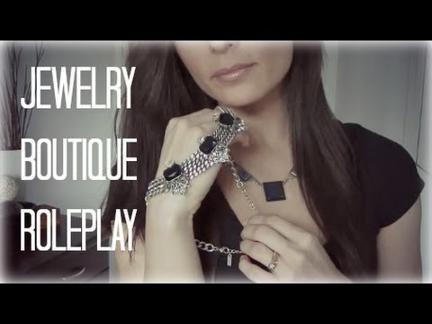 ASMR JEWELRY BOUTIQUE ROLE PLAY ♡ Whispering & Soft Sounds