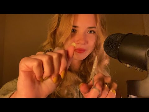 ASMR (plucking and snipping your negative energy away)☮️☯️
