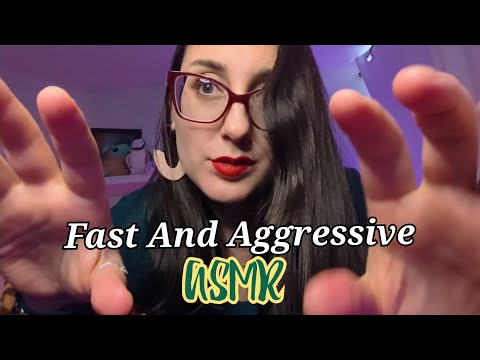 Fast and Aggressive ASMR Only (new compilation)
