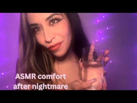 ASMR Mommy Comforts you after nightmare roleplay (personal attention, layered sounds, grounding)