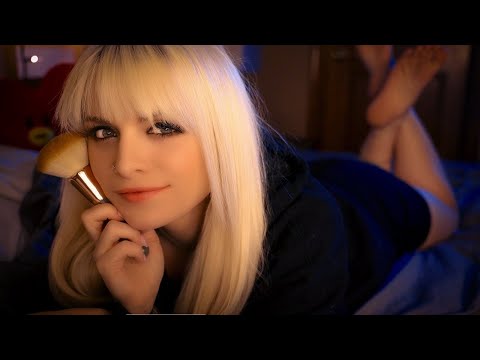 Girlfriend Gives You ASMR - (roleplay, personal attention, massage)
