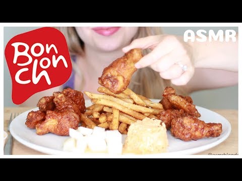 ASMR: BonChon Korean Fried Chicken *Crunchy Eating Sounds* (no talking)