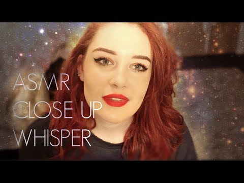 ❇ ASMR super close up whisper ~ with lip smacking! ❇