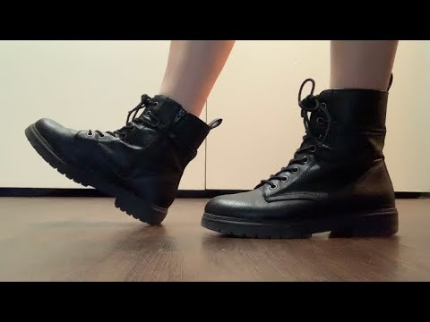 ASMR Walking Around In Boots & Boot Tapping/Scratching/Rubbing + Trigger Phrases | Custom Video