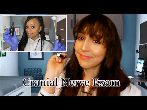 ⭐ASMR Cranial Nerve Exam with Doctor Noa & Doctor K.O. 🏥