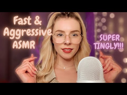 ASMR |  FAST & AGGRESSIVE TRIGGER ASSORTMENT (my BEST video yet?!?!) *EXTREME TINGLES*