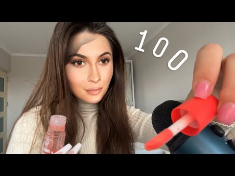 Asmr KYLIE JENNER does 100 triggers in 1 minute 🥰