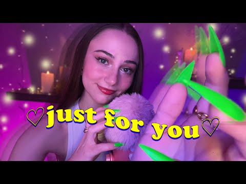 YOUR Positive Affirmations ☆💘 1 hour echoed ASMR w/ hand movements to lift ur spirits ~♡