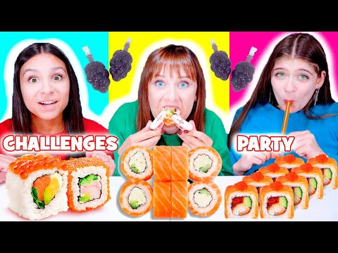 ASMR Most Popular Food Challenges with Jenny, Helen and LiLi