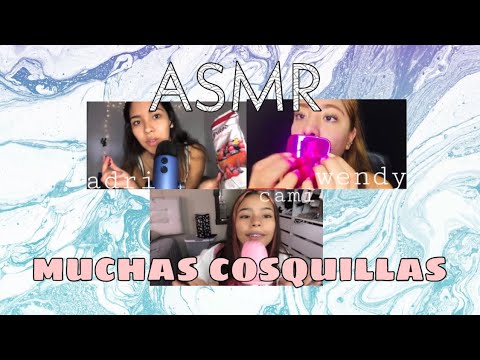 ASMR INAUDIBLE - Tapping y mouth sounds con WENDY ASMR & ADRIANA Y PUNTO