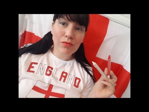 ASMR - Face Painting you for the World Cup ! Personal Attention Role Play