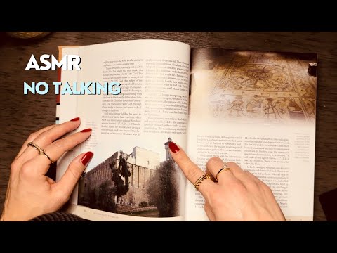 ASMR Page Turning and Book Sounds (no talking)