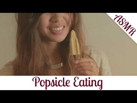 Binaural ASMR Popsicle Eating, Mouth Sounds
