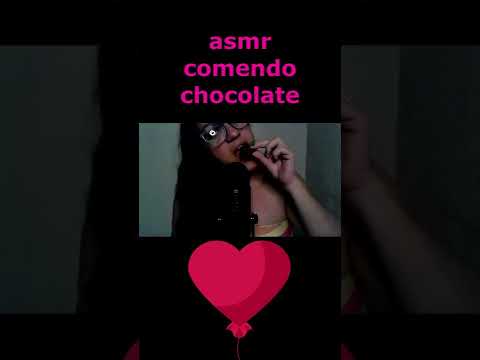 ASMR-SHORTS COMENDO CHOCOLATE #asmr #rumo2k #arrepios #shorts