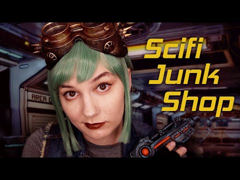 ASMR ⚙️ SCIFI JUNK SHOP ROLEPLAY ⚙️ SOUTHERN ACCENT, LAYERED SOUNDS