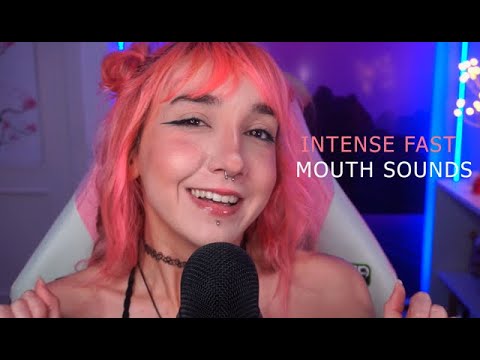 ASMR SUPER FAST AND INTENSE MOUTH SOUNDS + HAND MOVEMENTS 💥💥