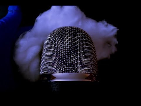 ASMR Brushing The Mic With Cotton Balls . Snowy Sounds for Relaxation & Sleep