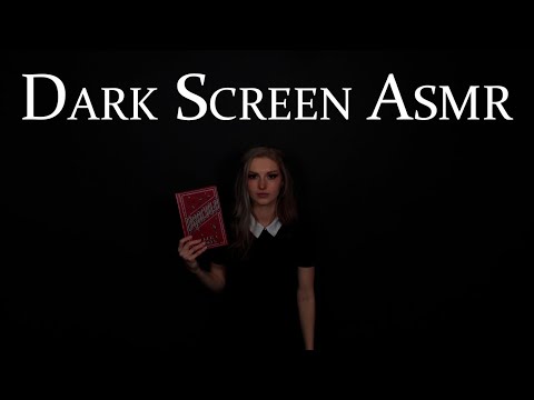 ASMR Dark Screen Inaudible Whispers for Tired Eyes and Sleepless Nights | ASMR From Across The Room