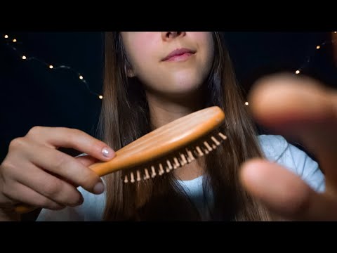 ASMR mexendo no seu cabelo até você dormir! Escova, massagem capilar e mais!