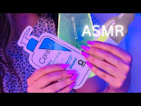 ASMR Skincare For a DEEP Sleep( Mouth Sounds , Whispers , Layerd Sound, Scratching)