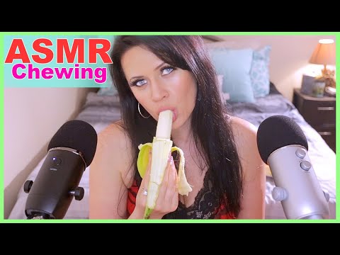 ASMR Eating Sounds Fruits Oranges and Bananas