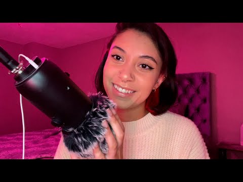 ASMR Fuzzy Mic ~ Mouth Sounds, Repetition, & Calming ASMR