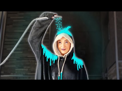 [ASMR] Wet clothes sounds | Double Hoodie | Soaked Sweats Sounds [Water | Shower ASMR] 🚿