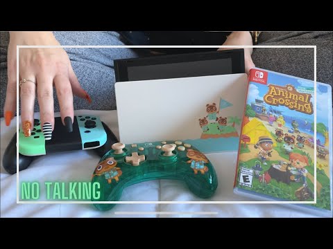 🎮Nintendo Switch unboxing!📦 ~ ASMR ~ tapping and scratching ~ no talking