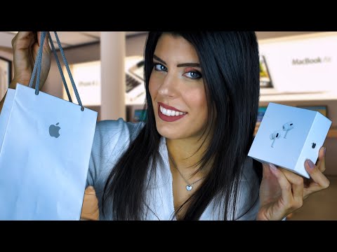 ASMR  APPLE STORE • ROLEPLAY (Apple Watch e AirPods Pro ⌚)