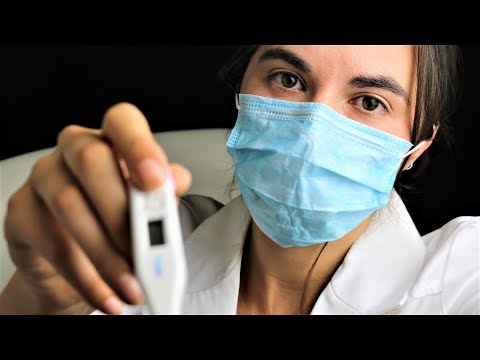 ASMR Flu Doctor Examination - Mask - Gloves - Soft Spoken..