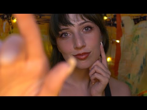 Mirrored Touch ASMR • Face Tracing • Delicate Hand Movements