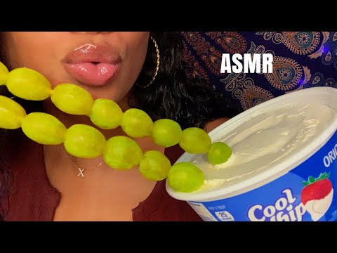 ASMR | Cool Whip & Grapes 🍇 No Talking 🤫